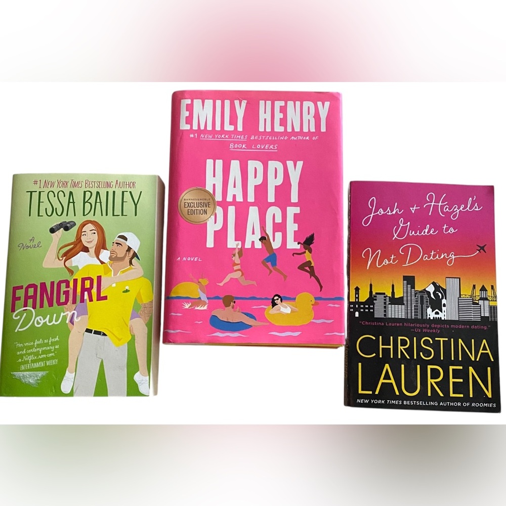 Adult Contemporary Romance Book Bundle ~ EUC ~ Booktok popular